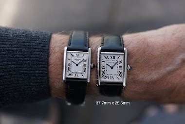 cartier tank must large vs xl